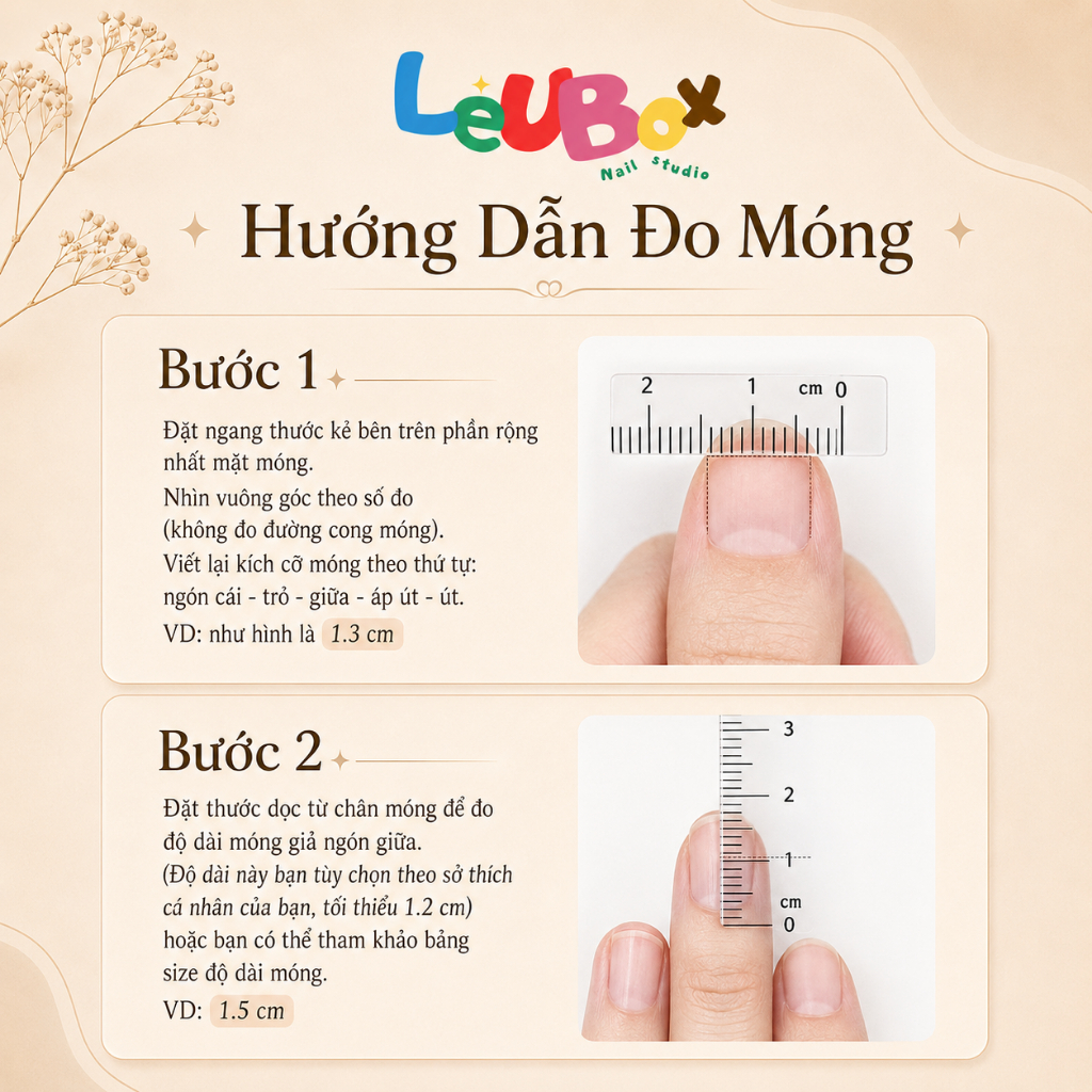[V01] Nailbox thiết kế tự dán, móng giả sơn mắt mèo xanh pastel nấu chấm bi hot trend cá tính LEUBOX