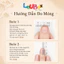 Nailbox thiết kế tự dán, móng giả sơn mắt mèo xanh pastel nấu chấm bi hot trend cá tính LEUBOX