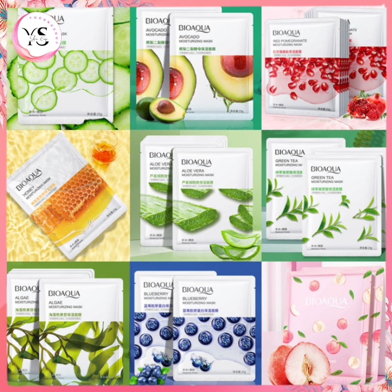 Mặt nạ giấy dưỡng trắng da cấp ẩm – Tặng kèm 1 miếng ngẫu nhiên