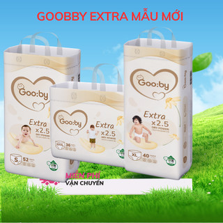 Bỉm  tã dán/quần Gooby Extra mềm mại, siêu thấm hút size NB72, NB66,  M58,L52,XL50,XXL46 cho bé từ 6 đến 25kg