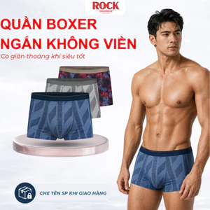 Combo3 Quần Lót Nam ROCK QA5082 Kiểu Dáng Đùi Cao Cấp,Quần Lót Cotton Thoáng Mát Thấm Hút Mồ Hôi