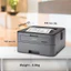 Máy in laser 2 mặt tự động wifi Brother HL-L2366DW - Hàng chính hãng - In đảo mặt, kết nối Wifi