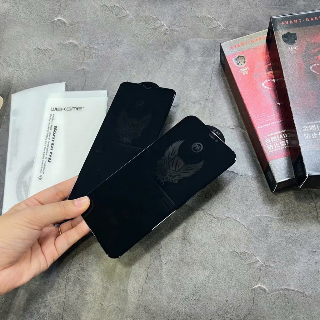 Cường Lực KingKong Chống Nhìn Trộm Full Viền i.P 7-17 Prm Bảo Vệ Màn Hình Riêng Tư