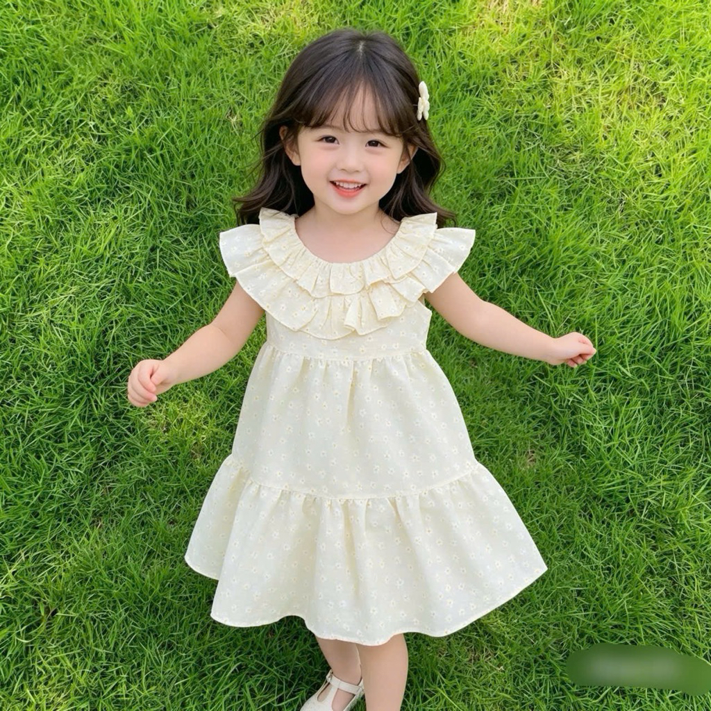 Đầm bé gái thủy thủ Mina, váy xinh cho bé gái, chất đẹp thoáng mát, size 1-10 tuổi (10-36kg)