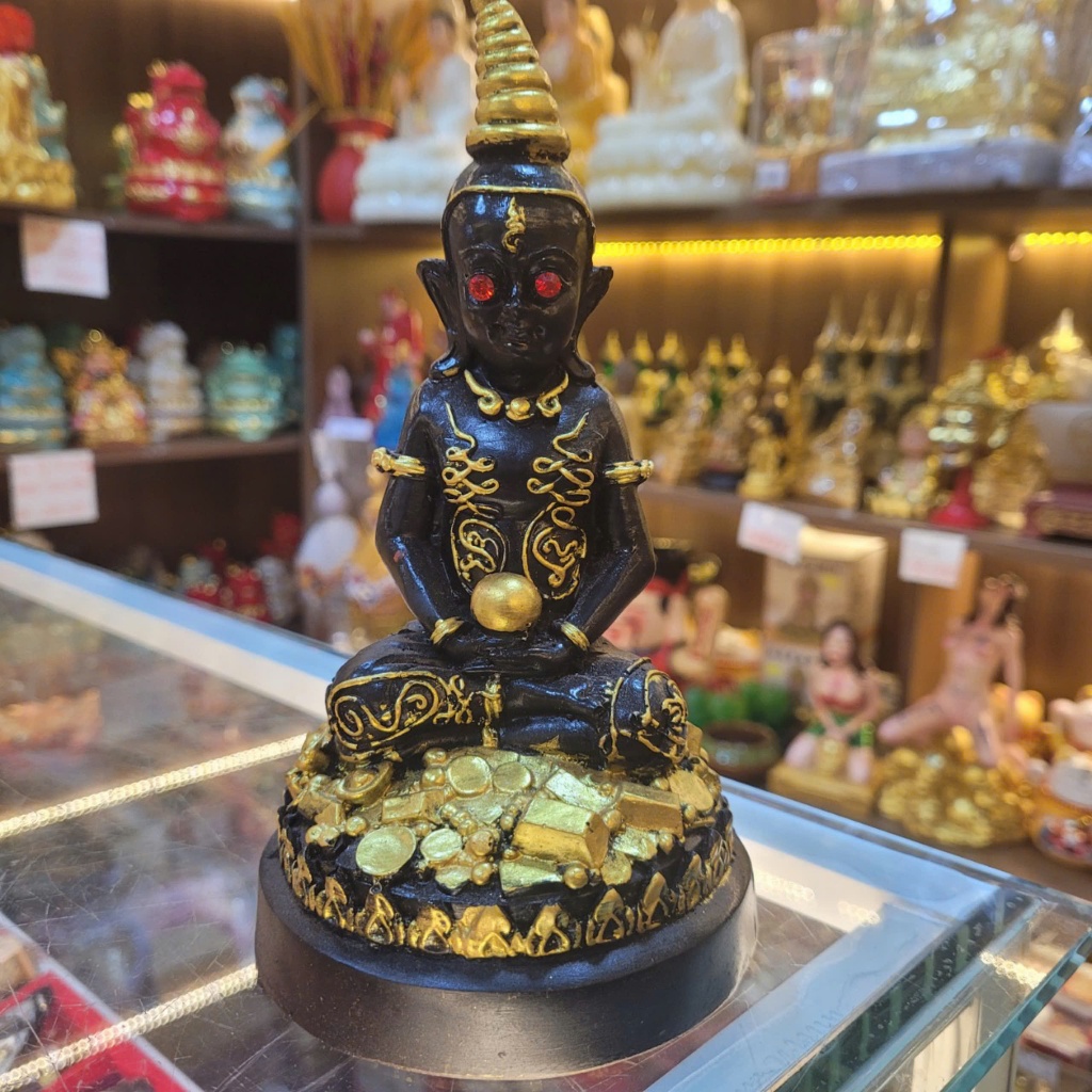 Tượng Prangang Cao 20Cm Decor Độc Lạ – Ba Màu Vàng Đỏ Đen – Điểm Nhấn Không Gian