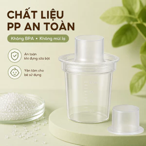 Hộp trữ sữa bột cho bé mang đi, Cốc đựng sữa bột cho bé mang đi 80ml.