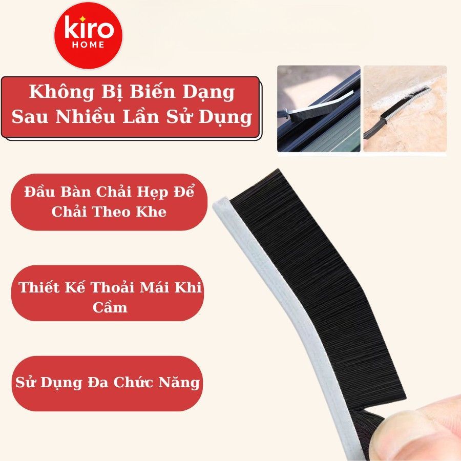 Combo 10 Chổi Quét Bụi Khe Hở Cửa Sổ Khung Cửa, Cây Cọ Rãnh Bếp Đa Năng Làm Sạch Mọi Góc Chết Nhà Cửa