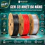 Gen co nhiệt cách điện 5 mét đen đỏ trong suốt bọc pin nhỏ chất lượng tốt.