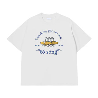 Áo phông nam nữ unisex form vừa Ra chỗ có sóng, áo thun tay ngắn cổ tròn cotton mềm mát - ta2293