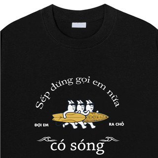 Áo phông nam nữ unisex form vừa Ra chỗ có sóng, áo thun tay ngắn cổ tròn cotton mềm mát - ta2293