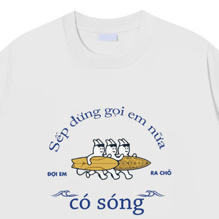 Áo phông nam nữ unisex form vừa Ra chỗ có sóng, áo thun tay ngắn cổ tròn cotton mềm mát - ta2293