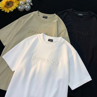 Áo thun Local Brand dập nổi paranoidz form rộng unisex vải cotton essential collection pdz03
