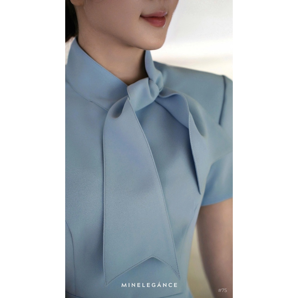 MINELEGÁNCE | SET ÁO & CHÂN VÁY BÚT CHÌ THANH LỊCH, SANG TRỌNG - MIN75