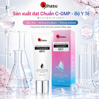 Sữa Rửa Mặt KIHASU Collagen Làm Sạch Dịu Nhẹ, Cấp Ẩm Cho Da Khô Và Nhạy Cảm 100ml