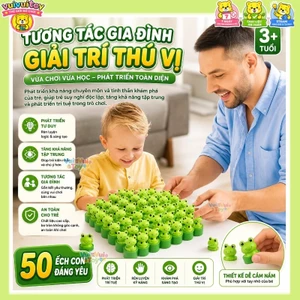Cụ Cân Bằng Ếch Xanh - Trò Chơi Xếp Ếch Siêu Hay Cho Bé