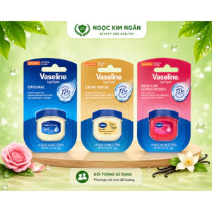 Sáp Dưỡng Môi Vaseline Lip Care Original Dưỡng Ẩm Môi Mềm Mịn Hằng Ngày - Hũ 7gr
