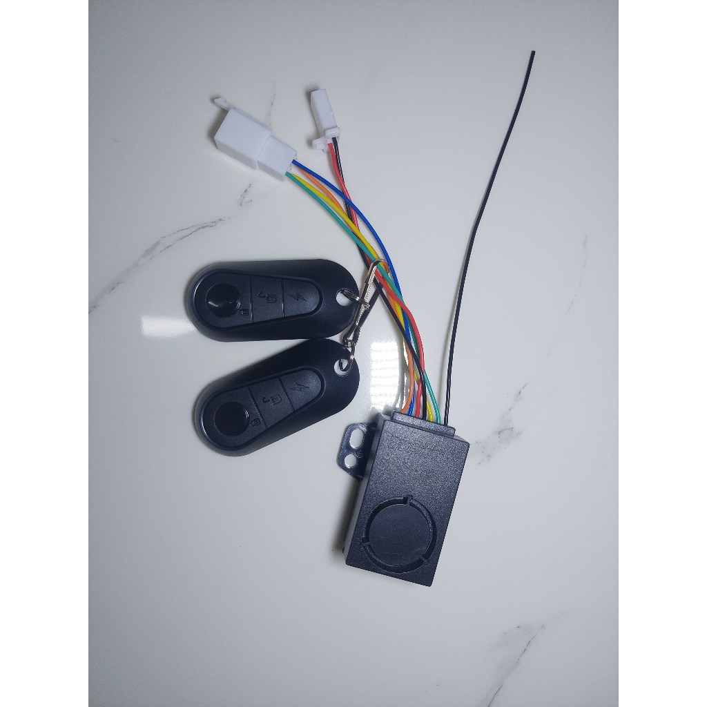 Bộ chống trộm xe điện có mở khóa mở cốp yên xe bằng remote điều khiển cho Evo Neo / Evo Grand / Evo Grand lite