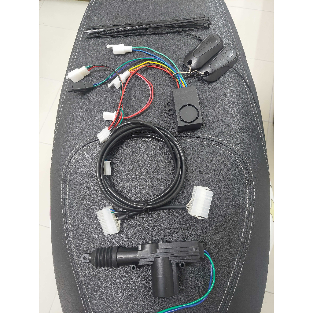 Bộ chống trộm xe điện có mở khóa mở cốp yên xe bằng remote điều khiển cho Evo Neo / Evo Grand / Evo Grand lite