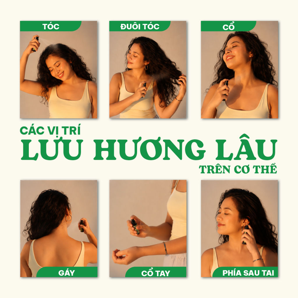 [MUA 2 TÍNH TIỀN 1] Nước hoa cho tóc và cơ thể mùi hương BareSoul AFTER 10ml