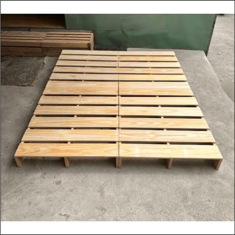 Pallet Giường Gỗ Tự Nhiên Cao Cấp Home Decor, Giường Gỗ Mới Gấp Gọn, Hở Chân Cao 10cm Chống Ẩm Mốc Nhiều Kích Thước