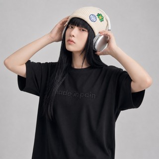 Áo thun Local Brand dập nổi 'made in pain' form rộng unisex vải cotton essential collection pdz04