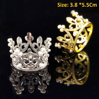 [Combo 5] Vương miện Nhựa Loại Nhỡ Trang Trí Bánh kem, Giỏ Hoa, Quà Tặng