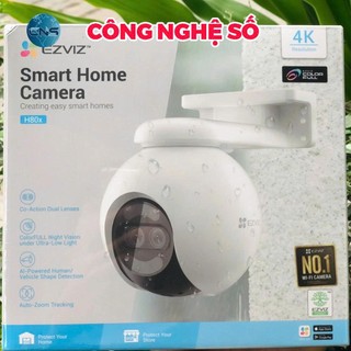 Camera Wi-Fi quay quét Ezviz H8X (4MP) 2K Ngoài Trời Full Color Cài Đặt Dễ Dàng | Chính Hãng Bảo Hành 2 Năm