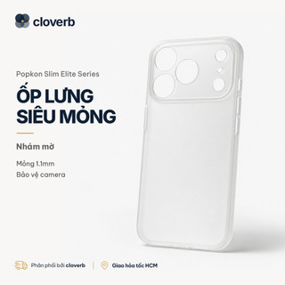 Ốp Lưng Siêu Mỏng Nhám Mờ cho iPhone 17 Pro Max Không Bám Vân Tay