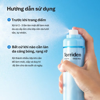 [Torriden] Xịt Khoáng Cấp Ẩm Căng Bóng Torriden Dive In Glow Mist