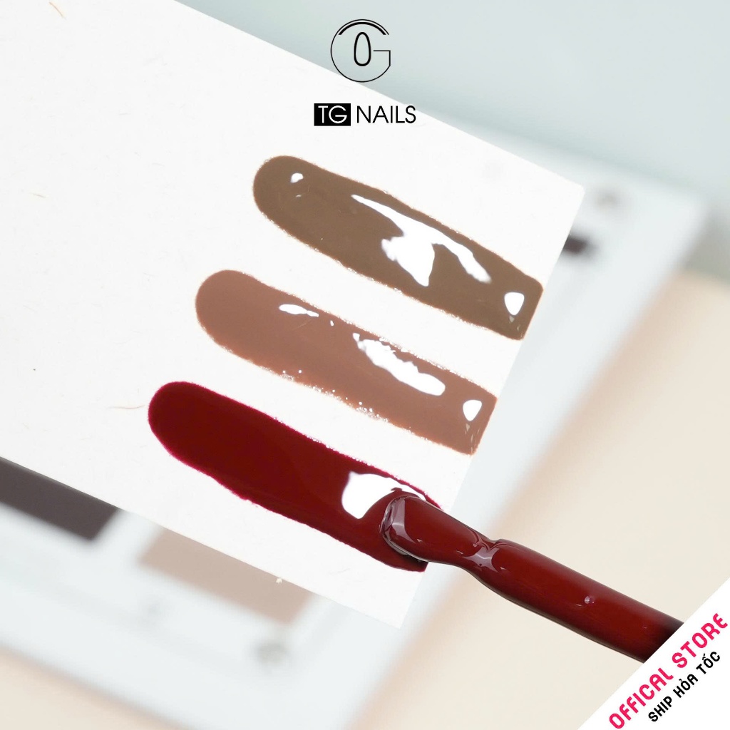 Set set sơn gel TG 12 màu warm chocolate - tone nâu cafe thời thượng