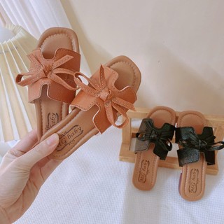 Form bé Sz 21-35  Dép Lê HM Dép Lê Chữ H Da Sần Hàng Đẹp Cho Bé Gái K111