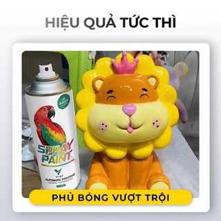 Sơn Xịt Phủ Bóng Đa Năng 450ML | Clear Bóng Acrylic Nhanh Khô Cho Gỗ Nhựa Kim Loại DIY