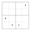 100 bài Sudoku 4x4 - Không đáp án