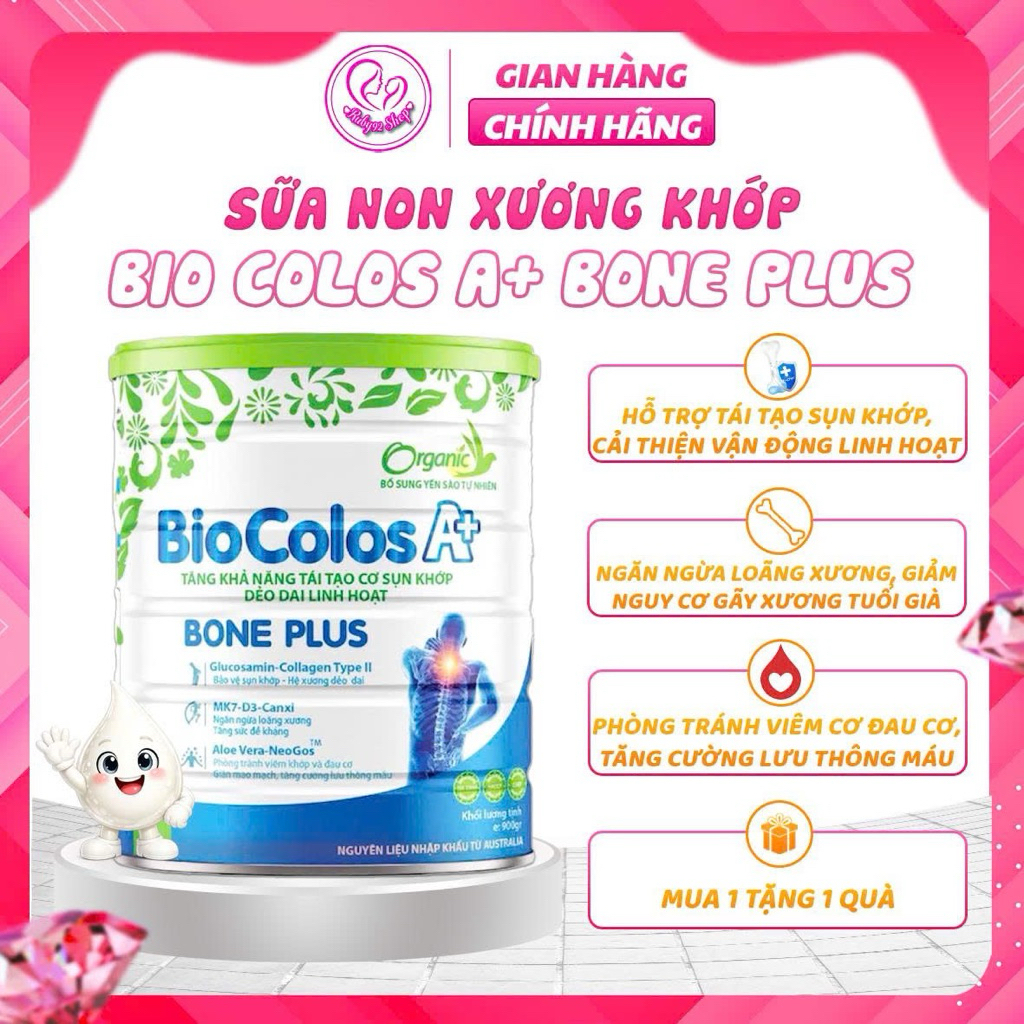 Sữa non xương khớp Bio Colos A+ Bone Plus lon 900g hỗ trợ xương khớp ...