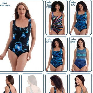 Bikini 1 mảnh nữ, đồ bơi liền thân đi biển kín đáo, che khuyết điểm tốt, săn xđệm ngực hàng VNXK
