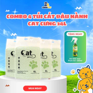 Combo 4 Túi Cát Đậu Nành Cat Cưng Mùi Hương Đa Dạng 6L/2,2Kg - Ít Bụi, Vón Tốt, Khử Mùi