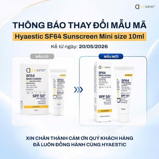 Kem Chống Nắng Bảo Vệ Tối Đa, Ngừa Lão Hóa Hyaestic Skin Fusion SF64 Sunscreen