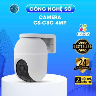 Camera wifi ngoài trời Ezviz C8C 2K+ (4MP) | màu đêm- đàm và xoay 360 - Chính hãng bảo hành 2 năm