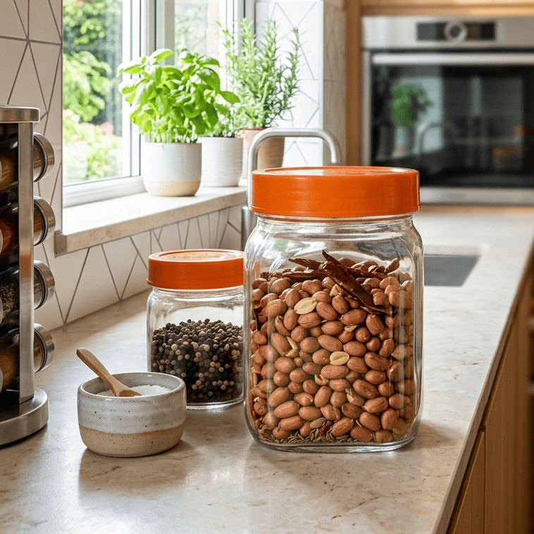 Lọ đựng thủy tinh chữ nhật cao cấp Hàn Quốc The Glass các loại - Thái Dương Gia