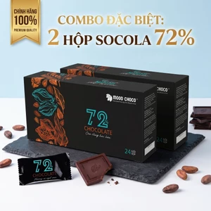 Combo 2 Hộp Socola MOOD CHOCO Đen Đắng Nguyên Chất Ca Cao Đậm Vị Thơm Ngon Lựa Chọn Tiết Kiệm