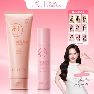 Bộ Lăn Khử Mùi Và Tinh Chất Chống Nắng UILICY 30ml+200ml Ngăn Mồ Hôi, Giữ Khô Thoáng, Nâng Tông Tức Thì, Bảo Vệ Da