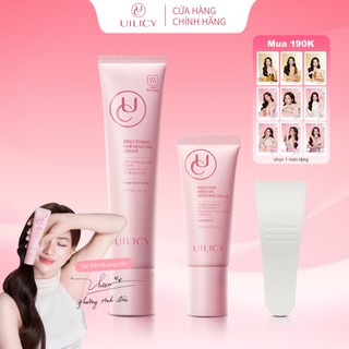 Bộ Tẩy Lông UILICY 70g + Serum 20ml Tẩy Lông Dịu Nhẹ Dưỡng Ẩm Phục Hồi Da Dùng Cho Nách Tay Chân