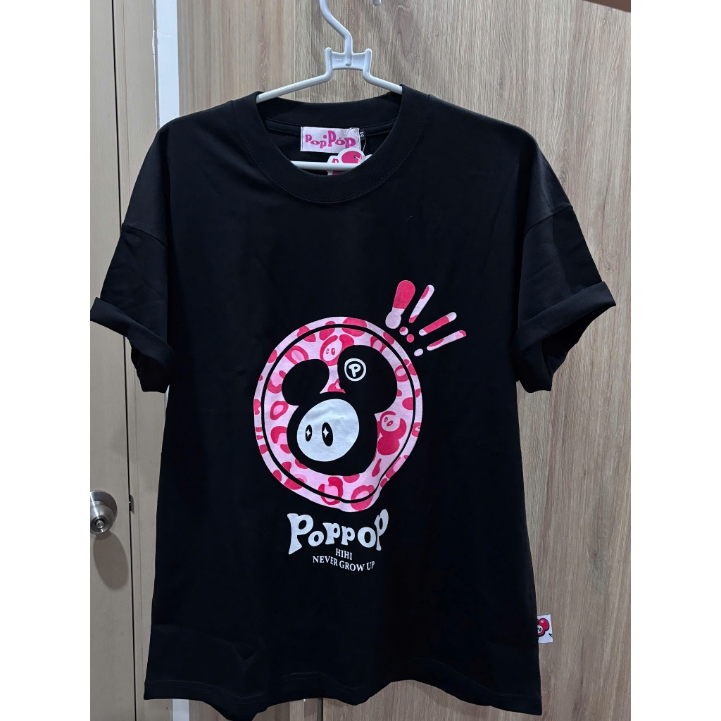 [ẢNH THẬT] Áo Thun PopPop Hình In Chuột Dễ Thương Form Rộng Chất Vải Cotton Mềm Mịn , Mặc Đẹp