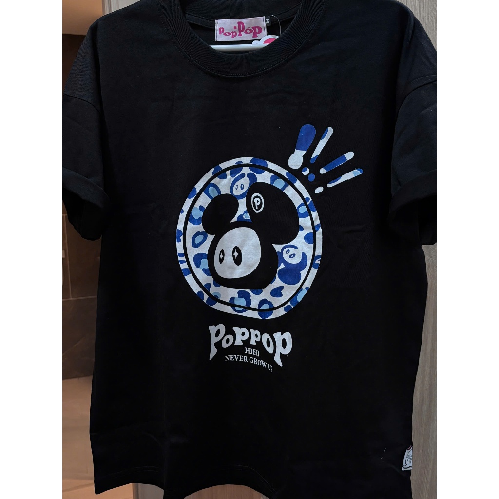 [ẢNH THẬT] Áo Thun PopPop Hình In Chuột Dễ Thương Form Rộng Chất Vải Cotton Mềm Mịn , Mặc Đẹp