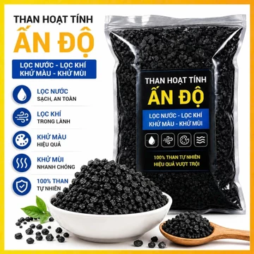 3Kg Than Hoạt Tính Ấn Độ, Lọc Nước Giếng Khoan Gia Đình, Công Nghiệp, Lọc Khí, Loại Cao Cấp