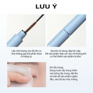 [Bbia] Mascara tơi mi, không lem trôi BBIA Never Die Mascara Slim 3ml