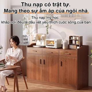 Tủ trà đa năng có ngăn kéo không gian lưu trữ để máy pha cà phê và ly tách cho văn phòng phòng ăn
