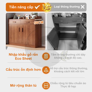 Tủ trà đa năng có ngăn kéo không gian lưu trữ để máy pha cà phê và ly tách cho văn phòng phòng ăn