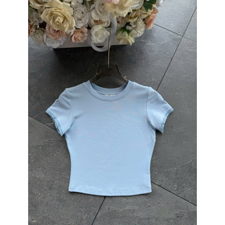 Áo thun ôm body tay phối ren cực tôn dáng -Khánh An Clothing Mã 25LI656
