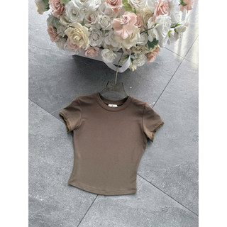 Áo thun ôm body tay phối ren cực tôn dáng -Khánh An Clothing Mã 25LI656